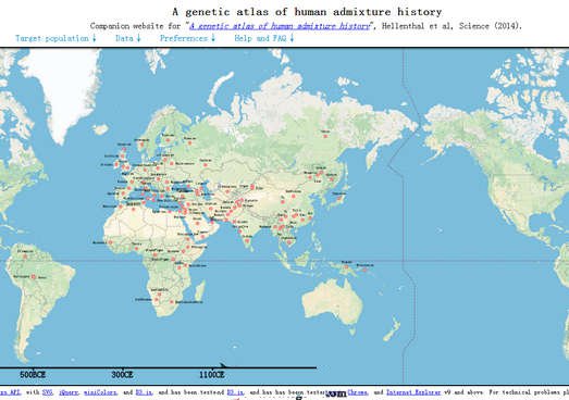 A Genetic Atlas|互動(dòng)地圖式遺傳圖譜 A Genetic Atlas|互動(dòng)地圖式遺傳圖譜